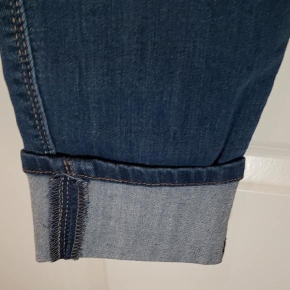 1822 Denim Blue Ankle Cropped Jeans - Picture 4 of 5